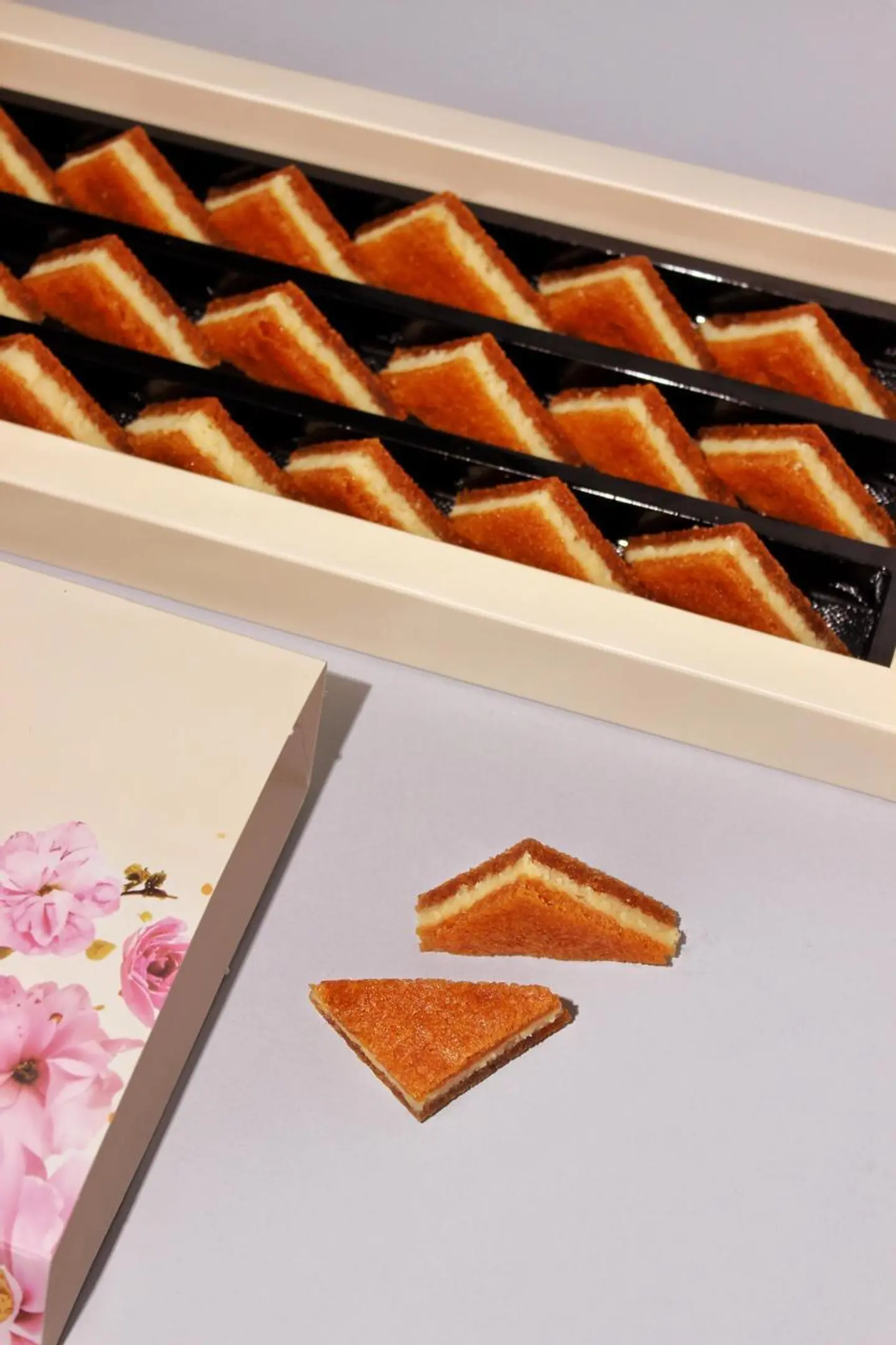 Roasted Semolina Triangles