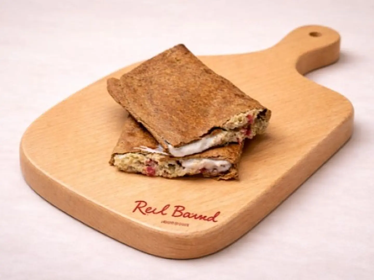 Red Bread With Falafel And Cheese