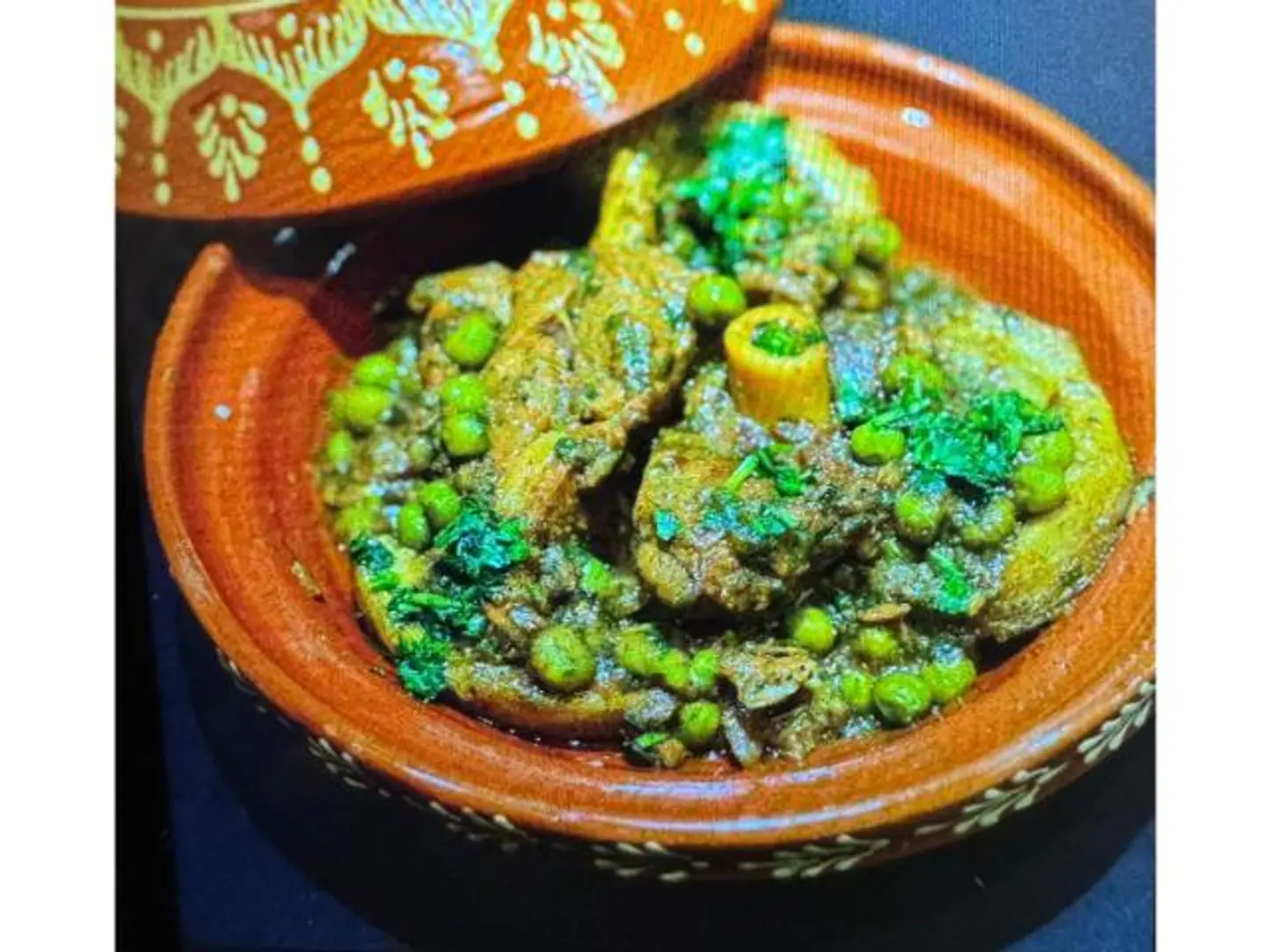 Meat Tagine With Artichokes And Peas