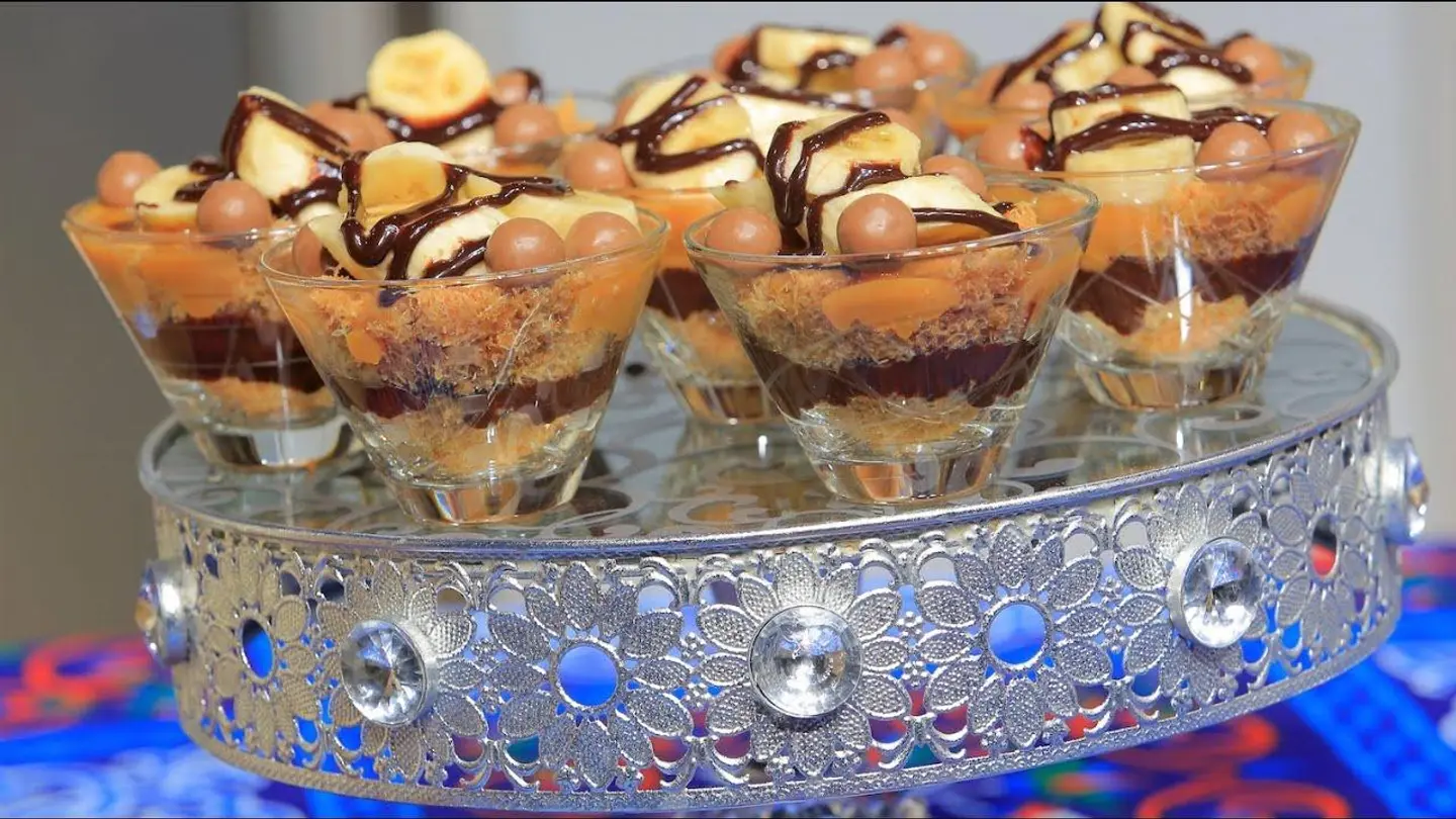 كوب نوتيلا ميني كنافة 6 قطع