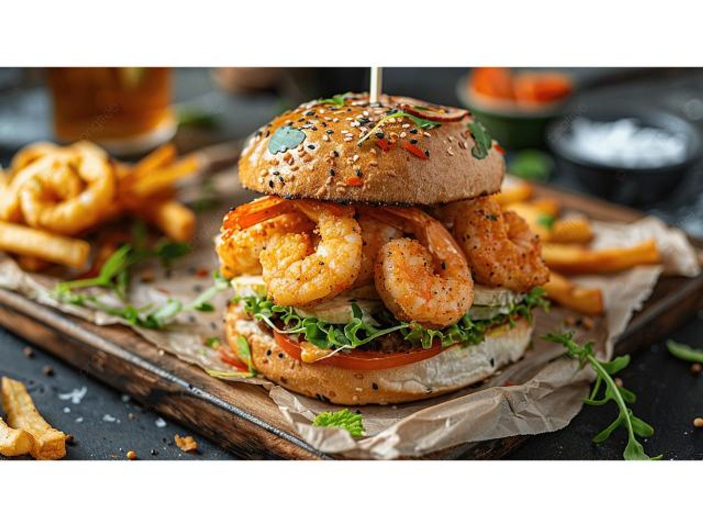 Shrimp Burger