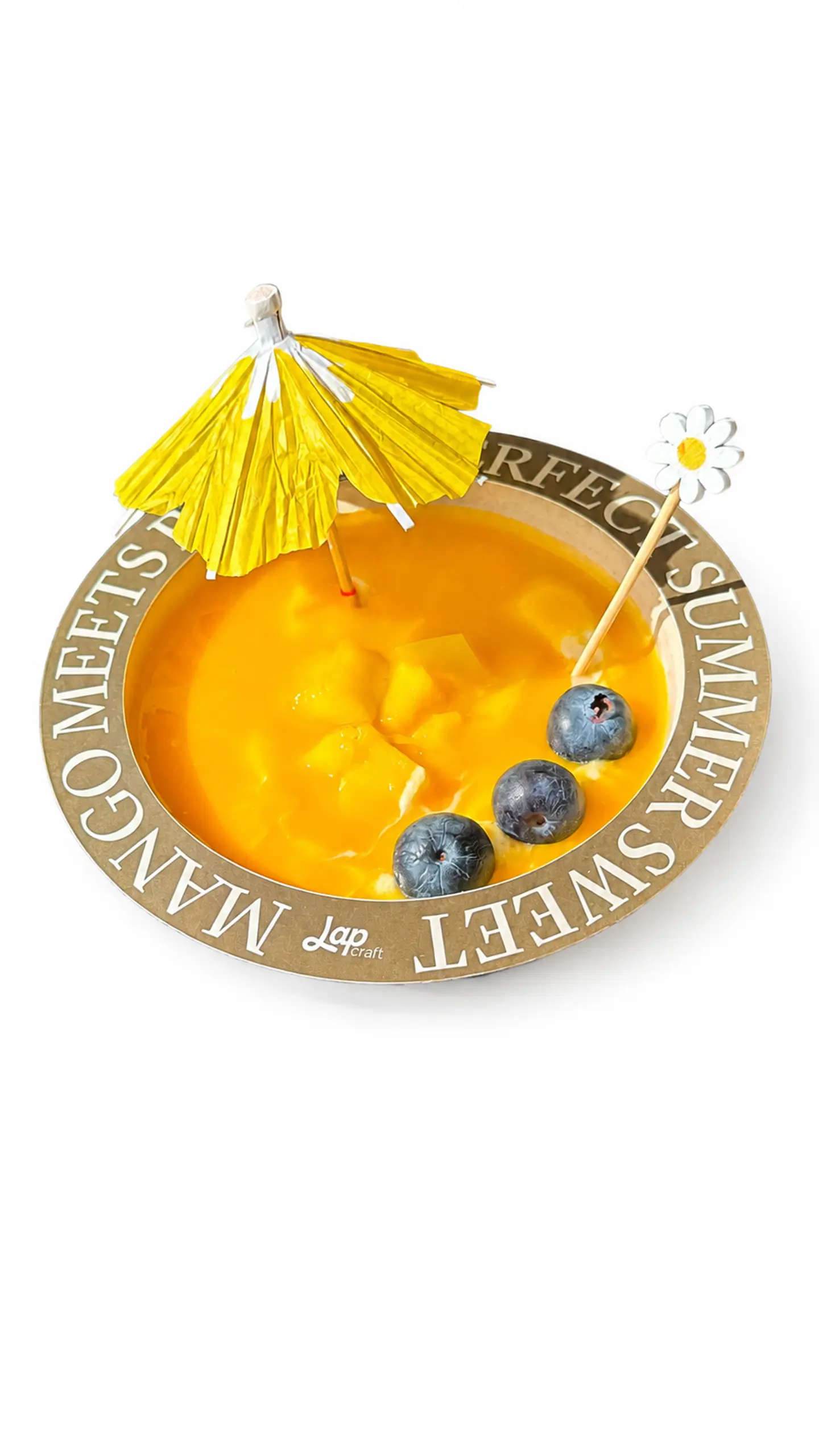 Mango Truffle With Berries