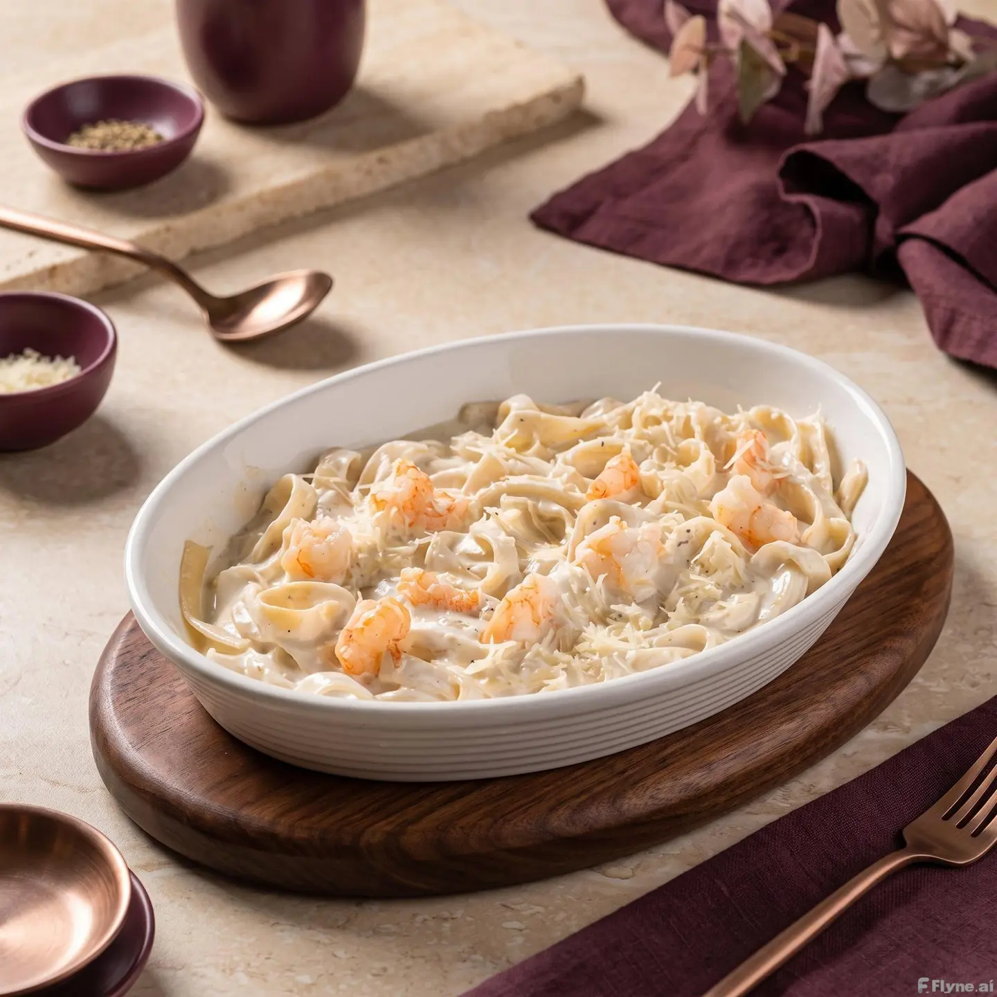 Shrimp Fettuccine Alfredo