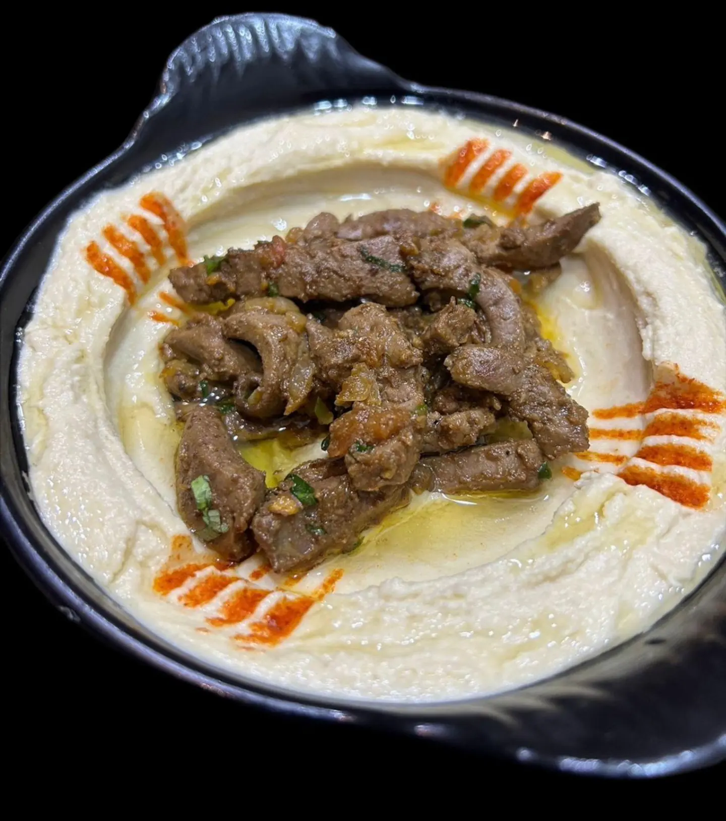 حمص كبده صحن