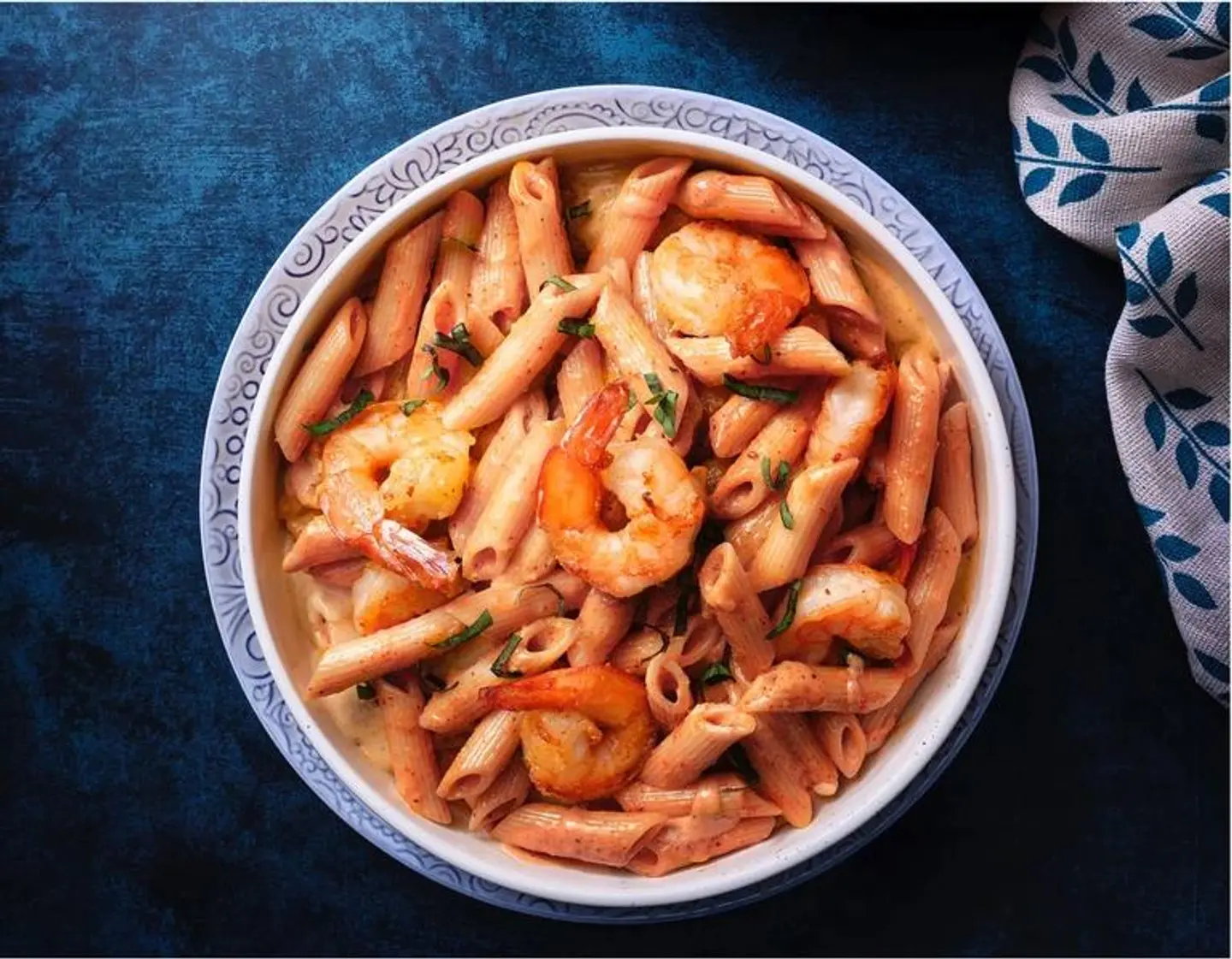 Tasty Tea Pasta Shrimp