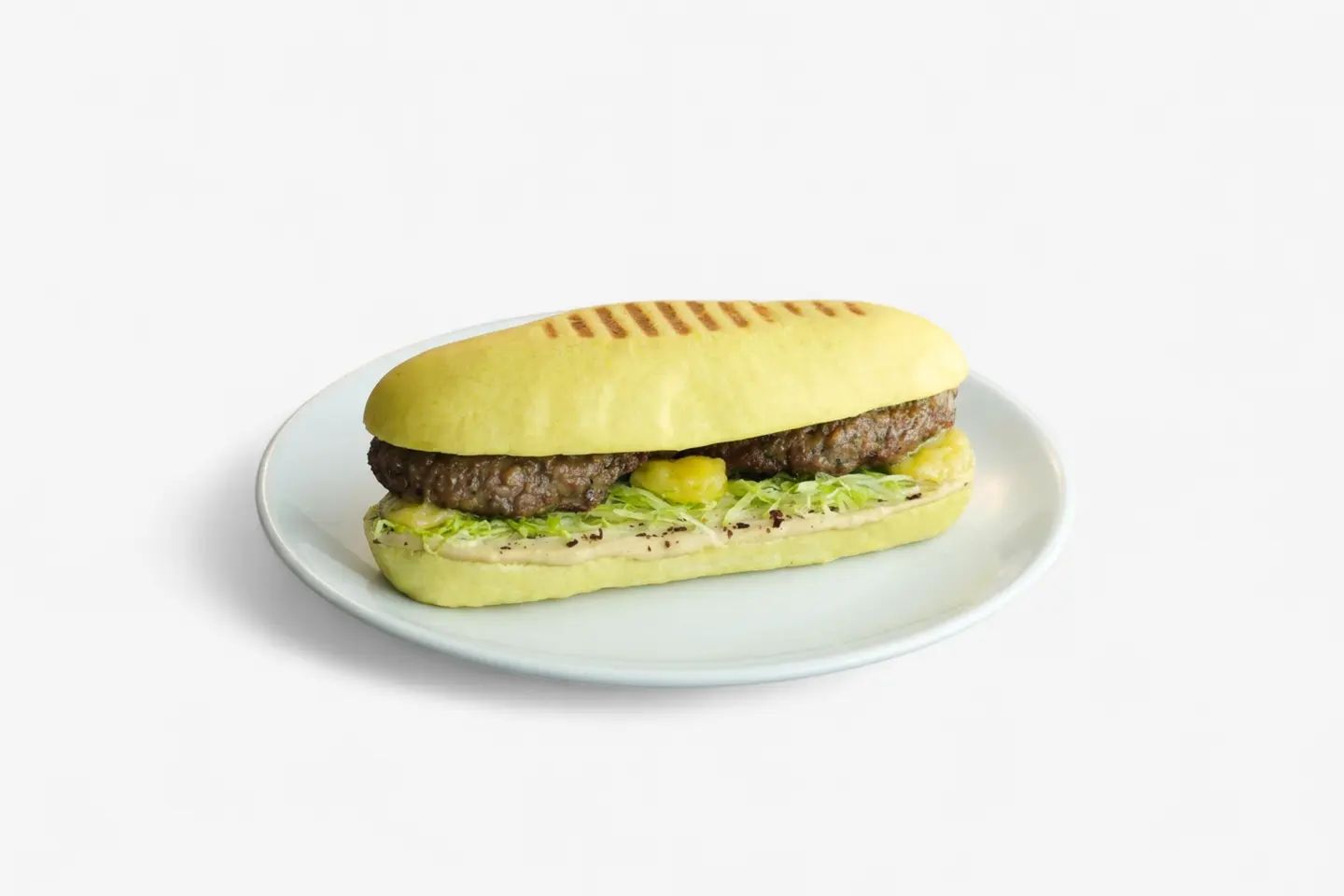Meat Kofta With Cheese Sandwich
