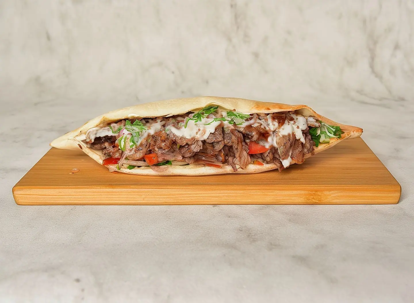 شاورما ليقر لحم