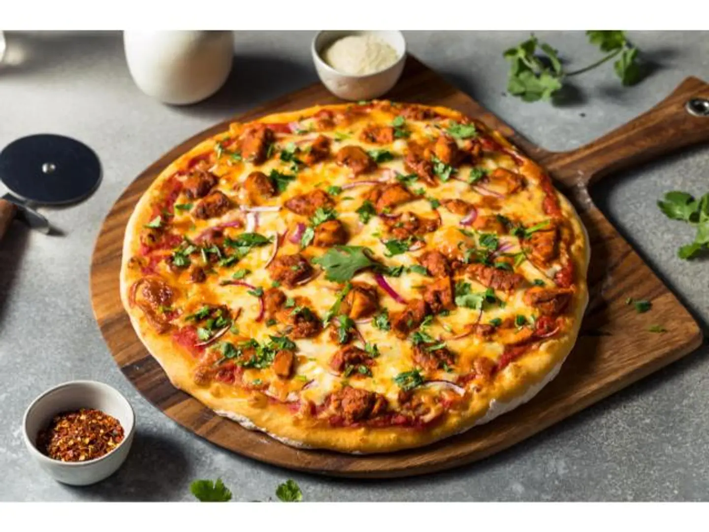 Minced Chicken Pizza