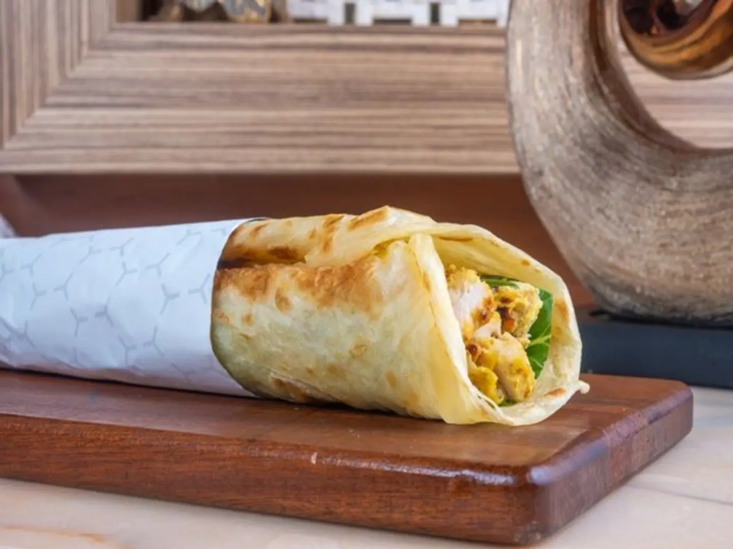 Chicken Reshmi Wrap