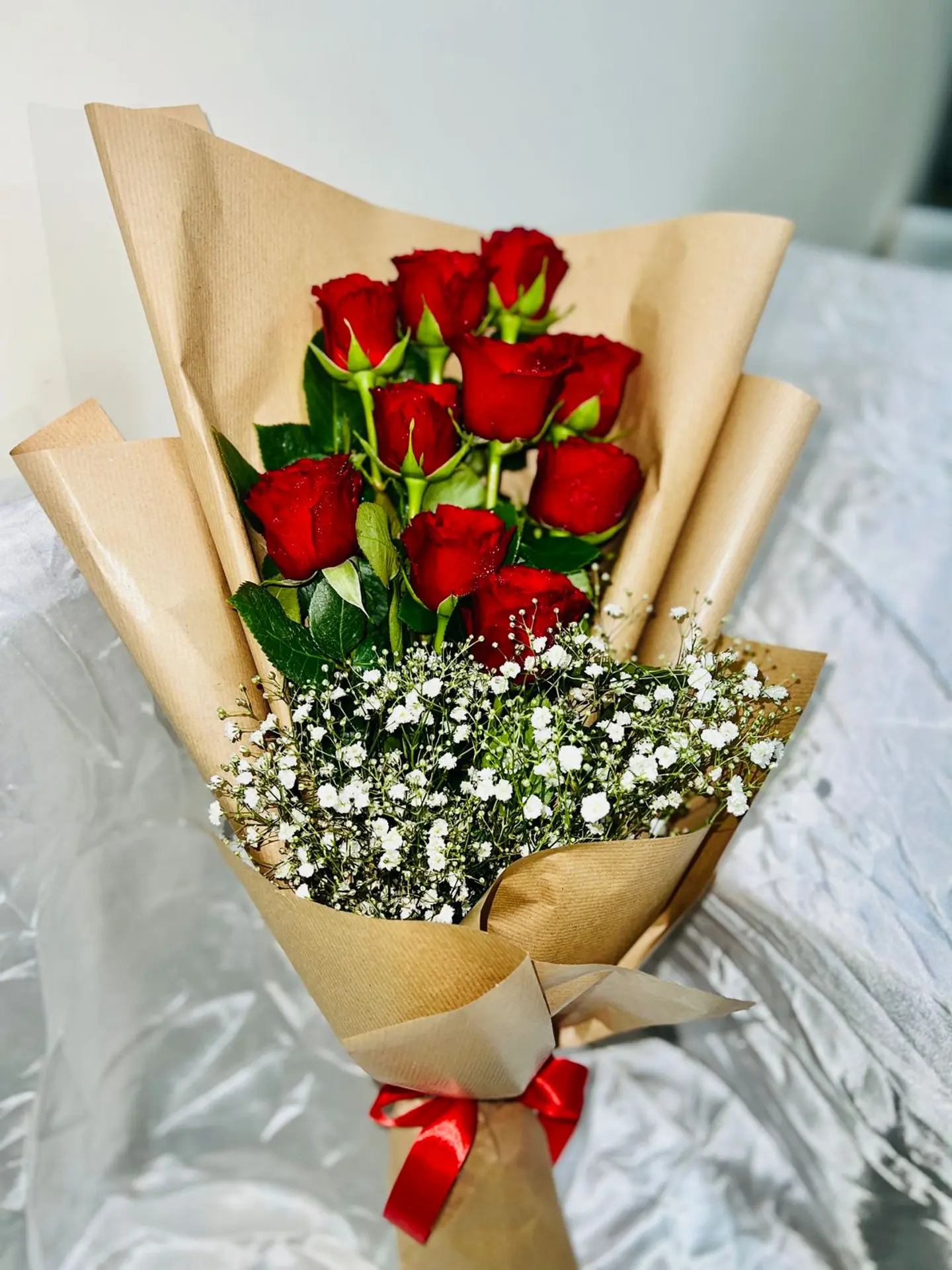 باقة ورد حمراء رقم 1004