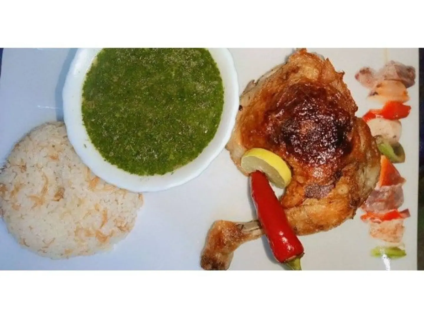 Mulukhiyah With Oven Chicken