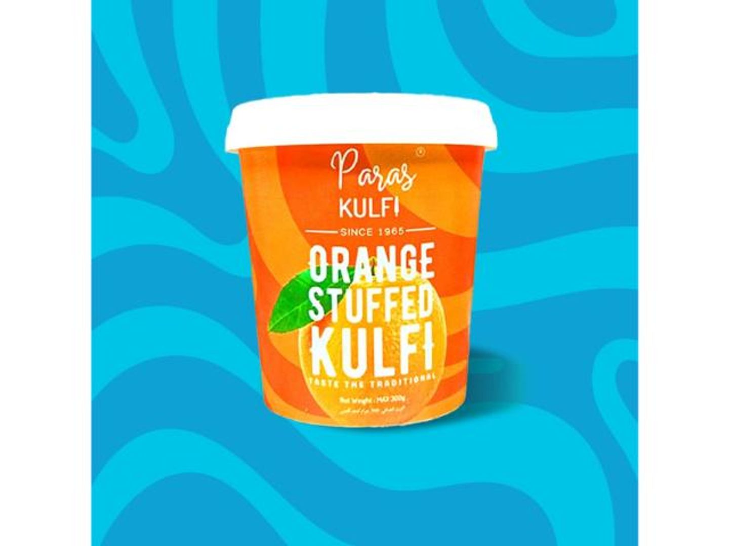 Orange Stuffed  Kulfi Inside Real Orange