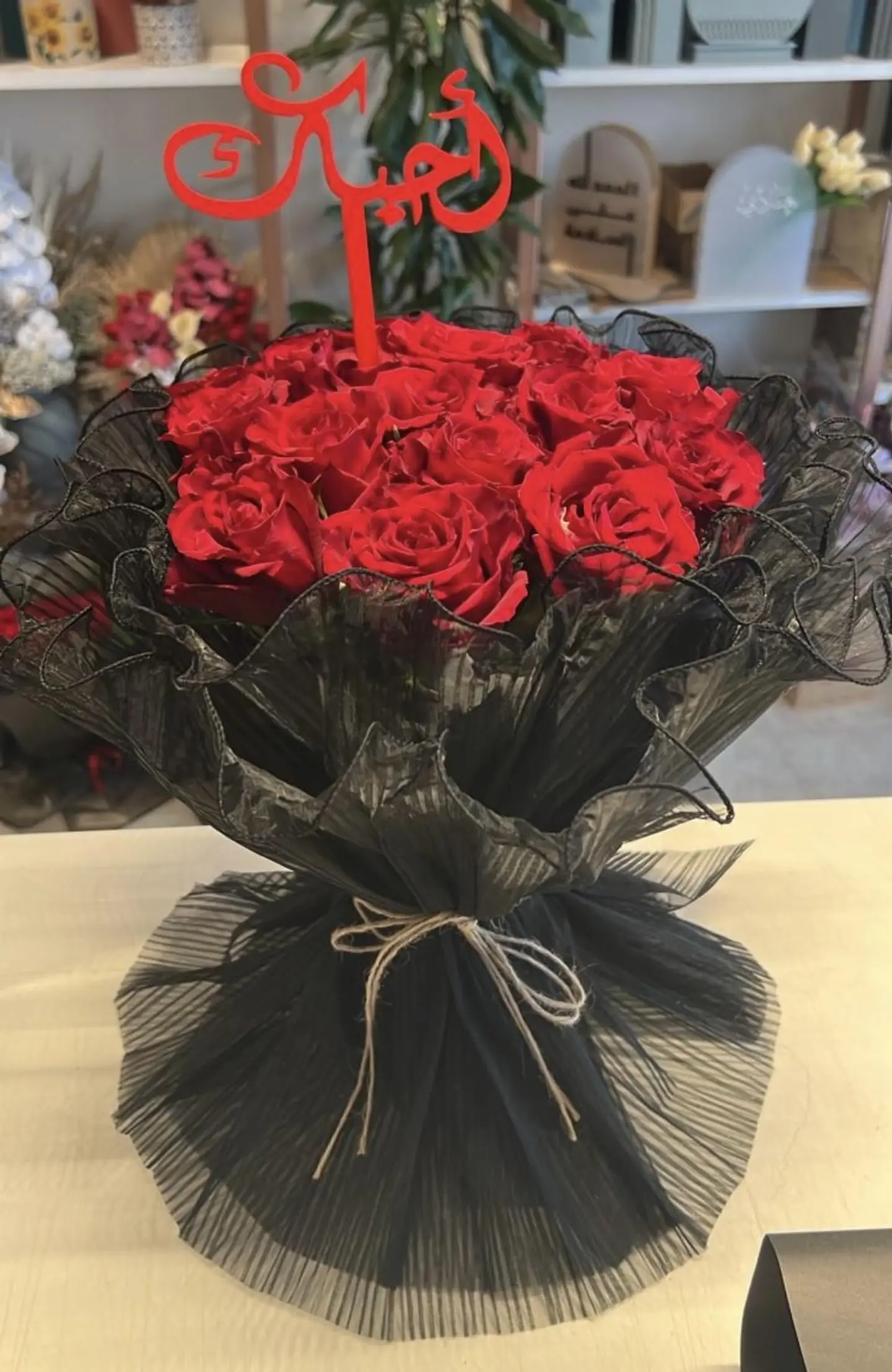 Natural Red Roses Bouquet