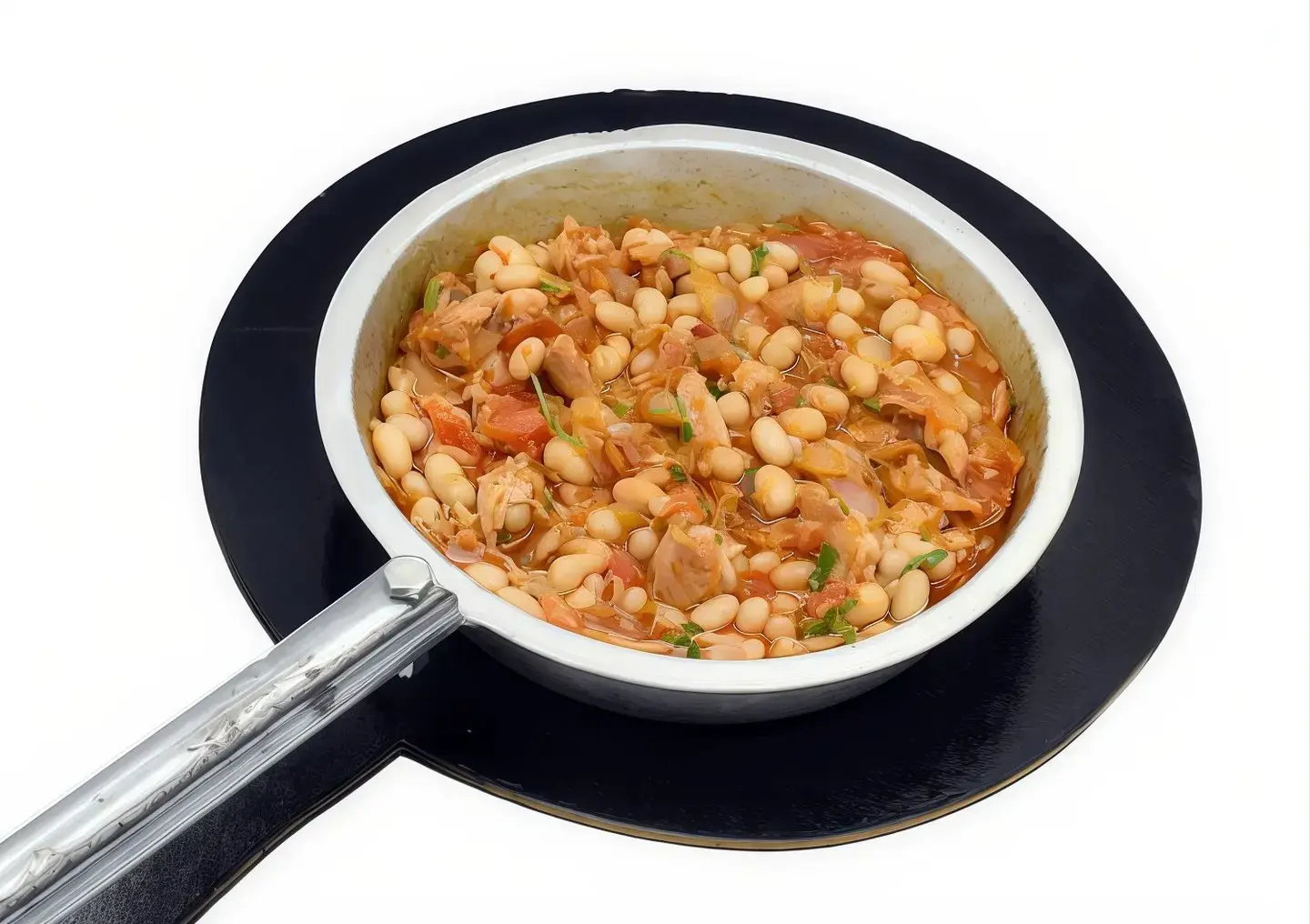 فاصوليا مع تونة