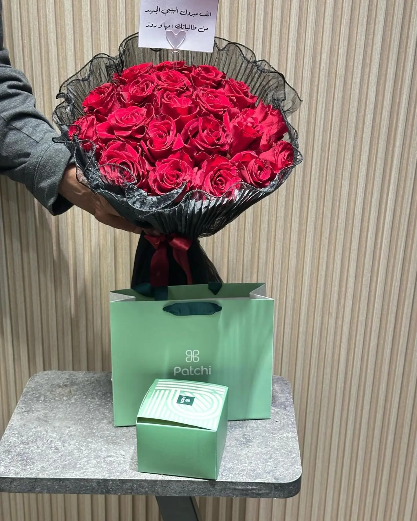 Flower Arrangement With Patchi Chocolate 19