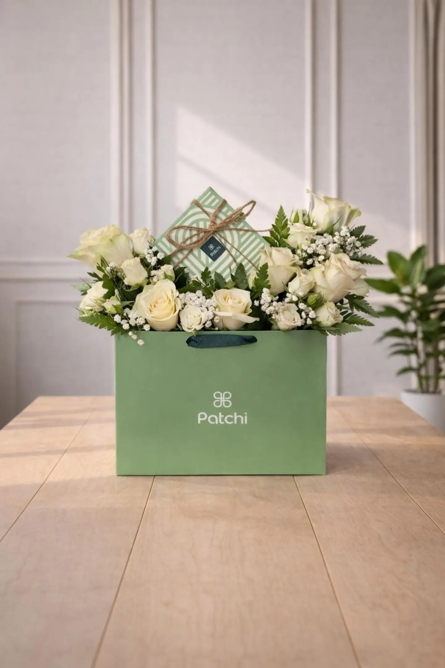 Rose With Patchi Chocolate 8