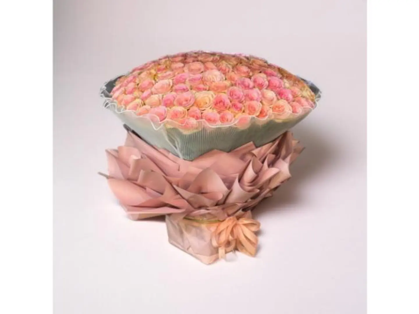 باقة الورد الجوري المشمشي