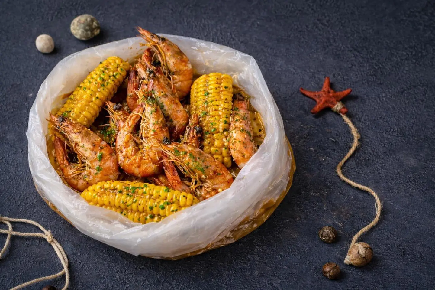 كيس جمبري الصياد بالزبدة