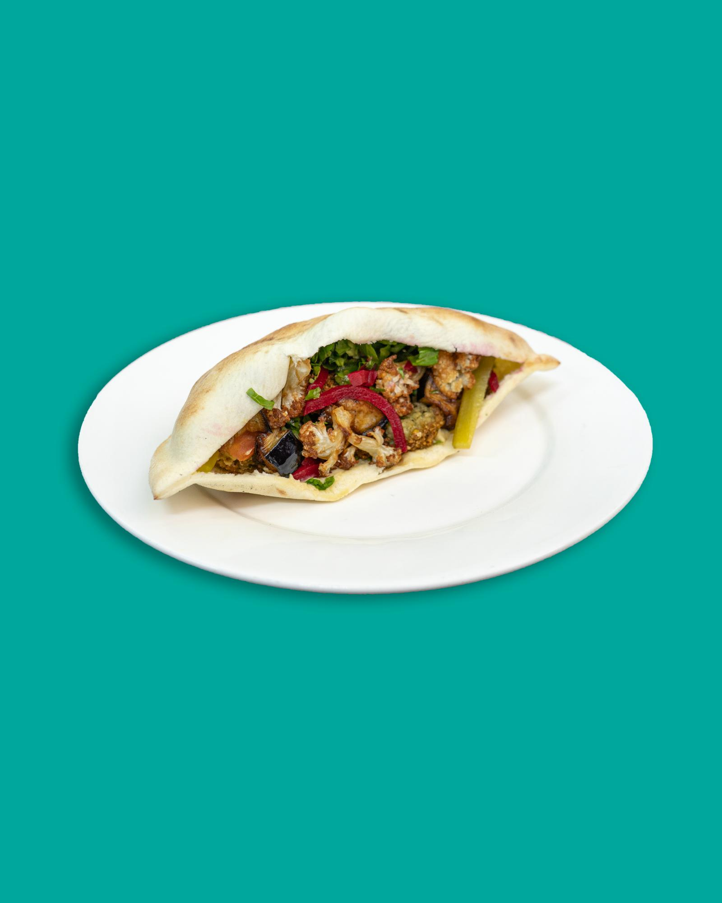 Falafel Sandwich Arabic Bread