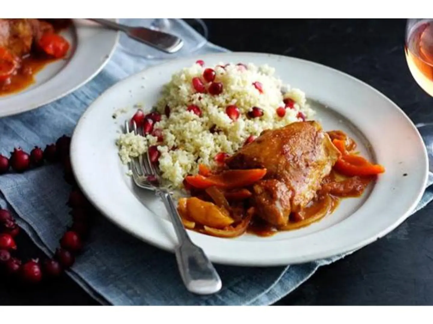 Chicken With Pomegranate Molasses