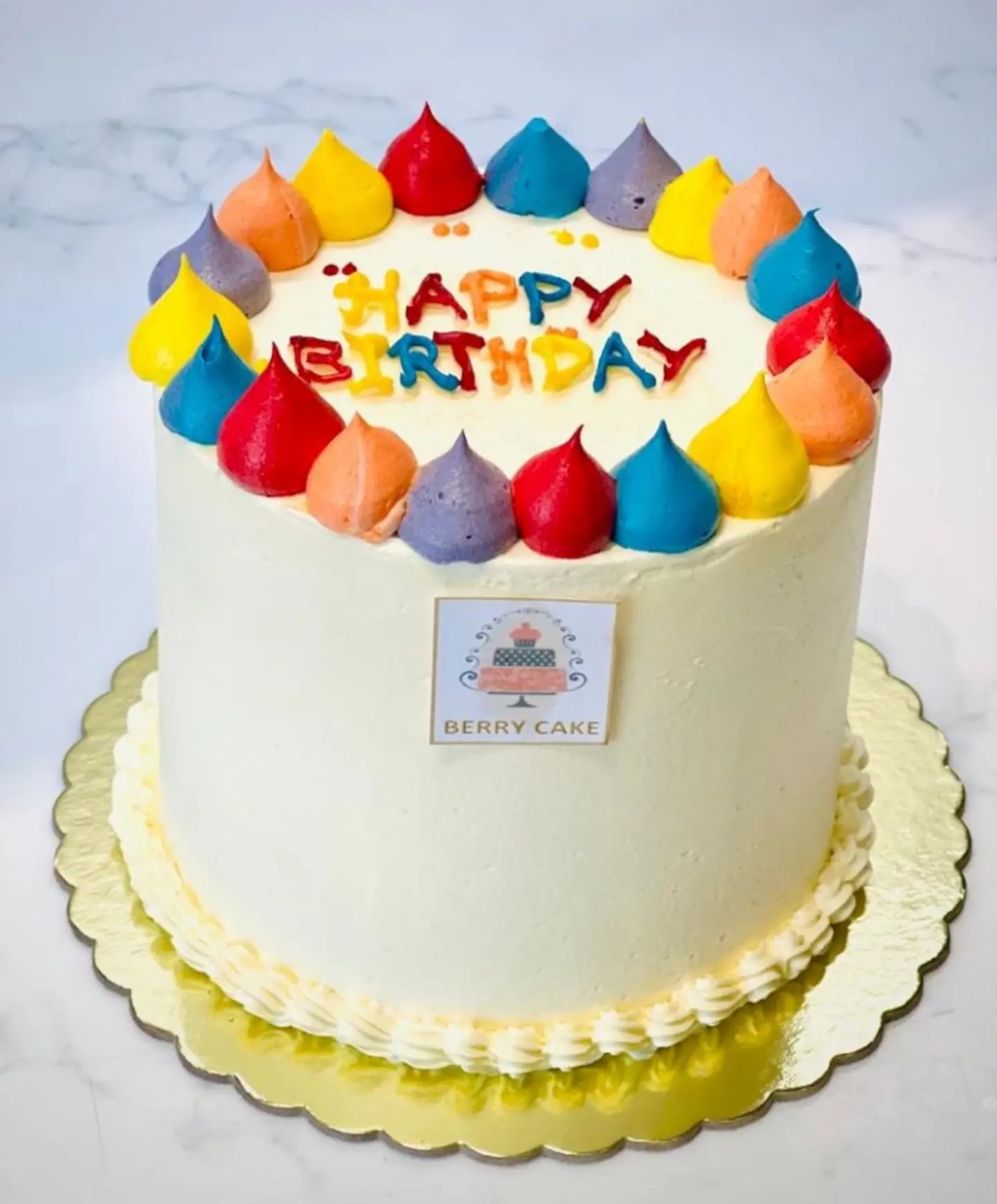 Colours Birthday Cake