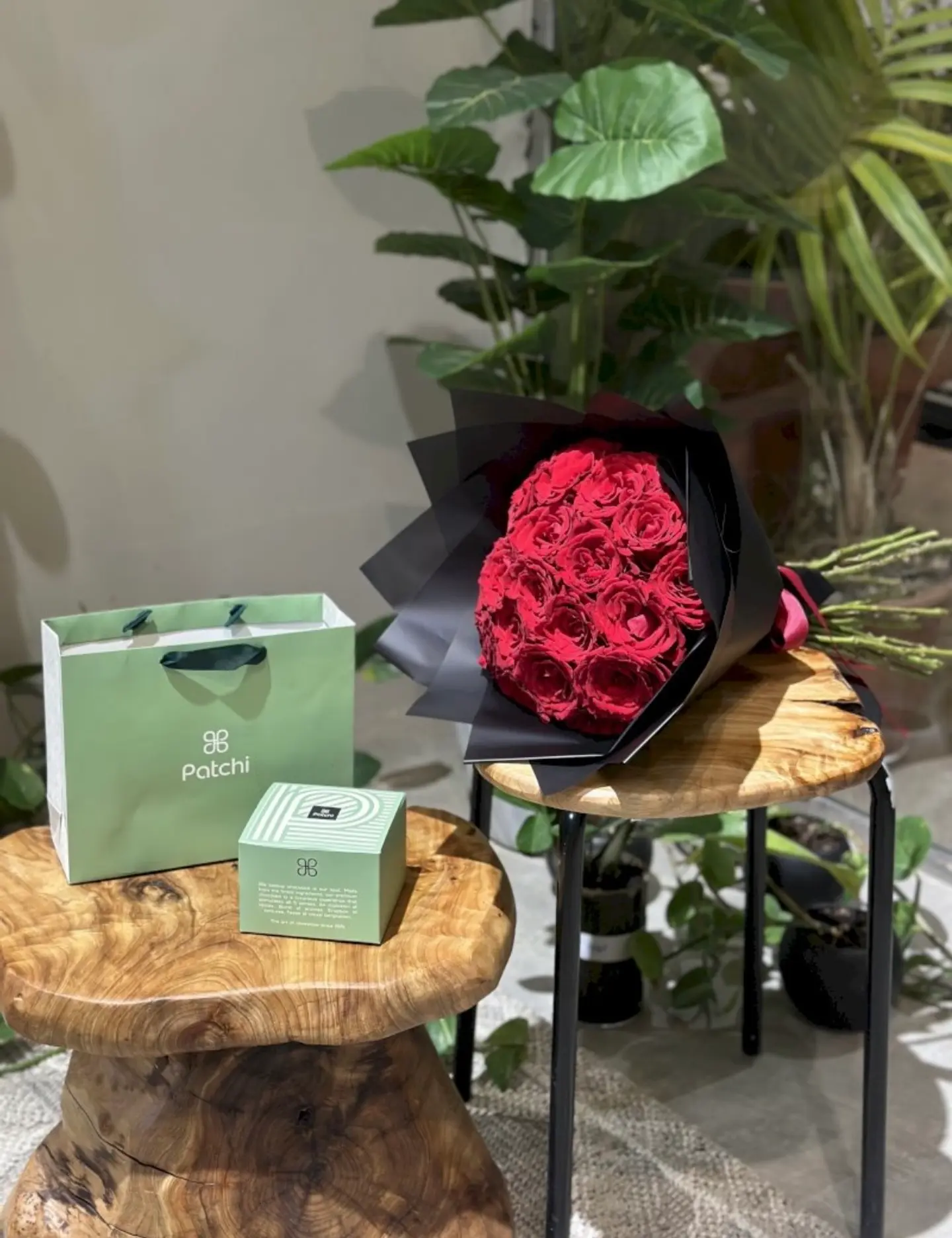 تنسيق ورد مع شوكلاتة باتشي 20