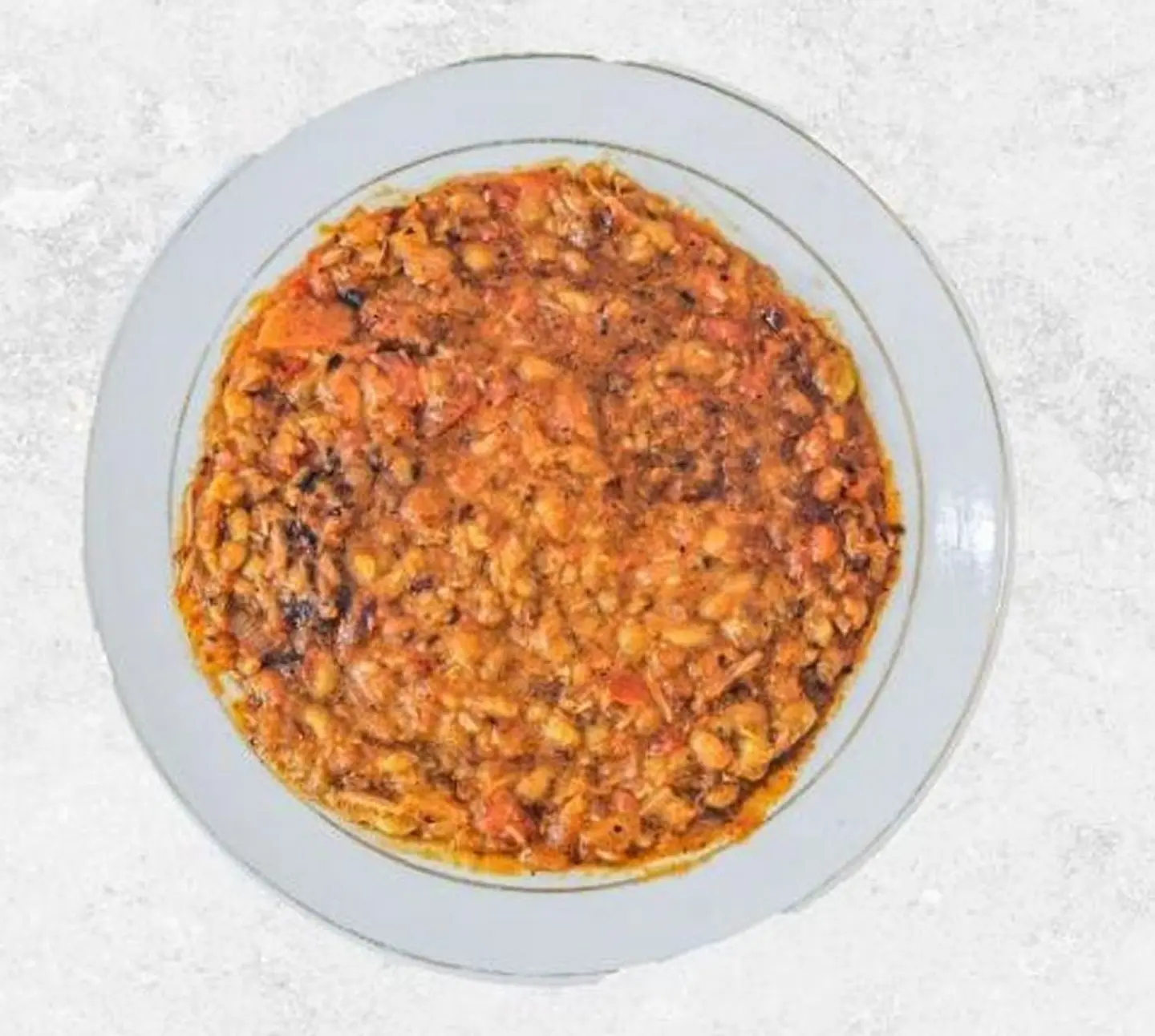 Dry Beans With Eggs
