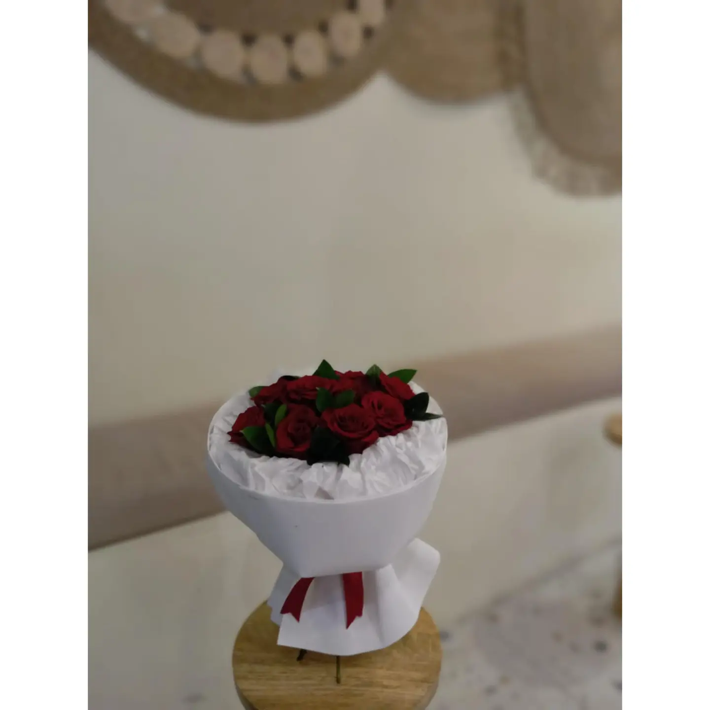 Natural Red Rose Bouquet B40
