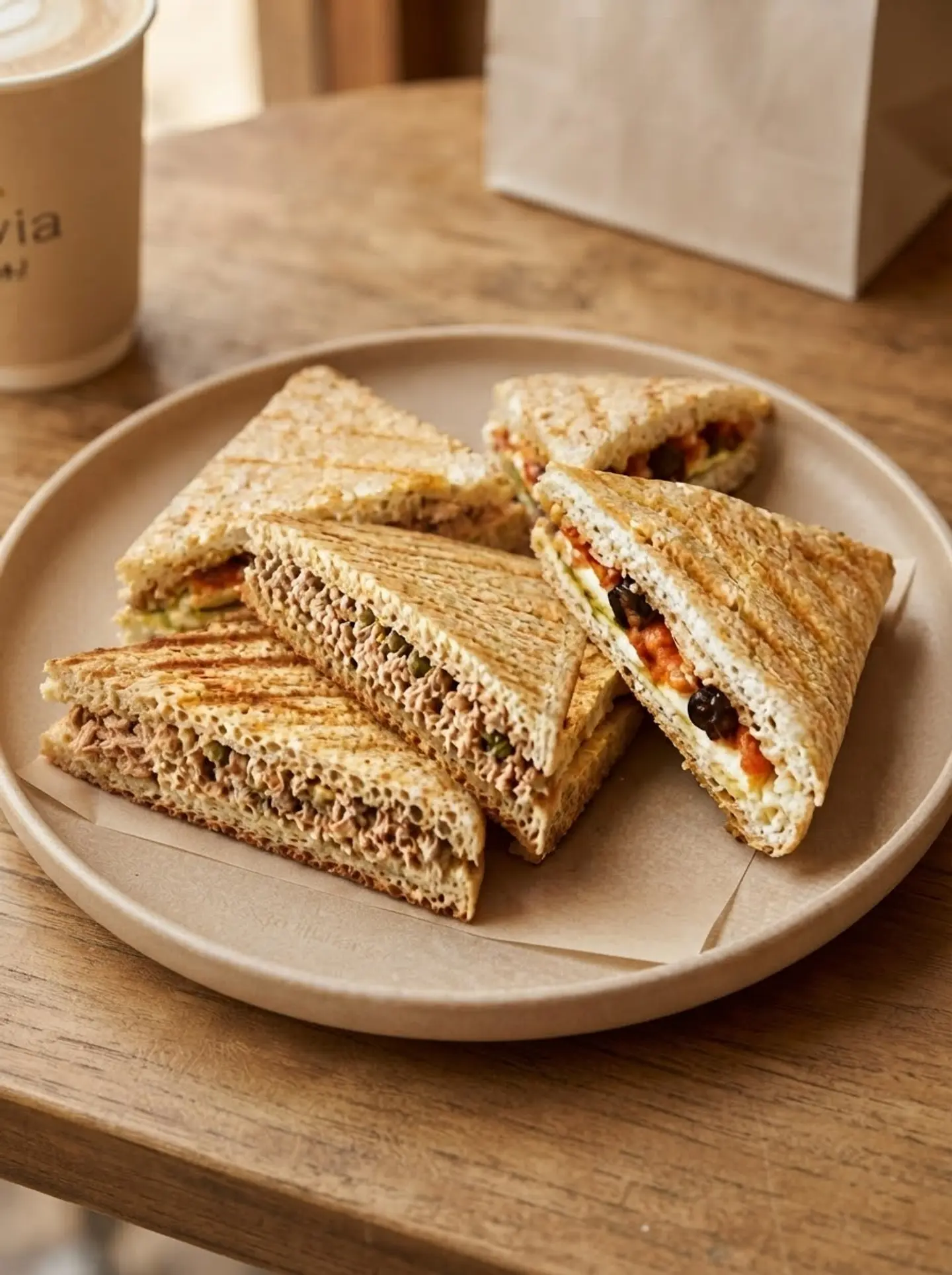 1 Halloumi + Tuna Sandwich