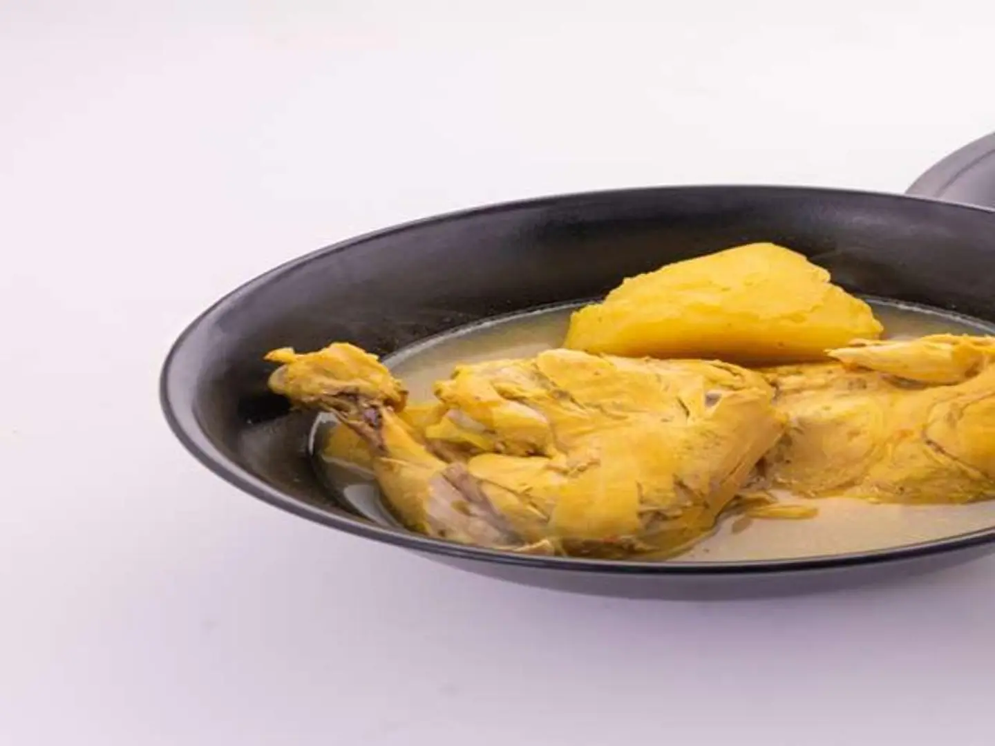 Half Boiled Chicken With Edamame And Bread