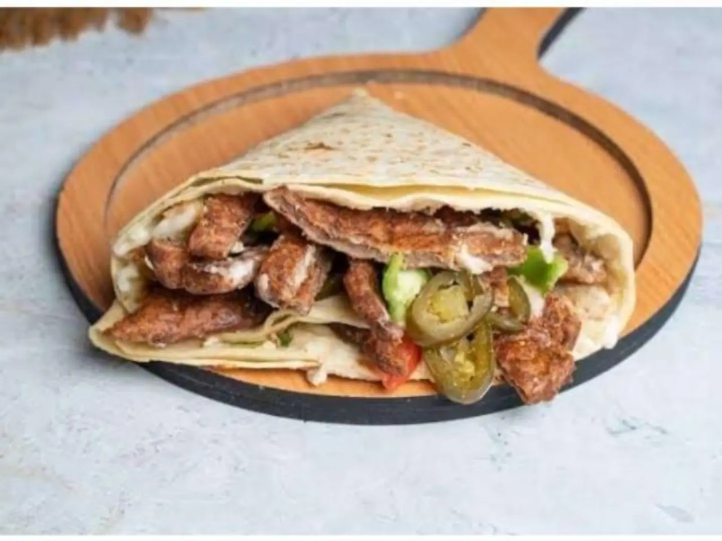 كريب برجر لحم