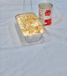 معصوب على الصاج بالقشطة و الحليب الحار