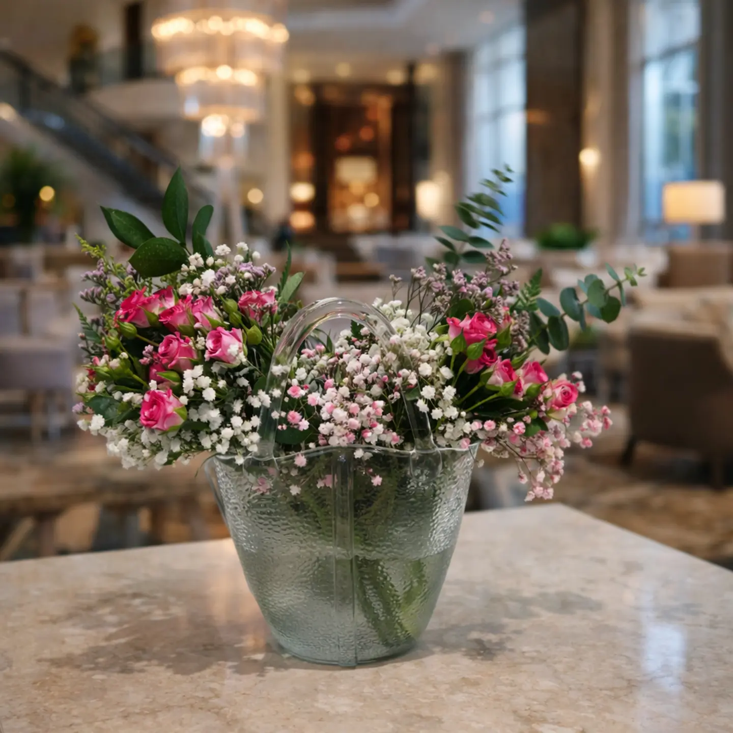 سلة أحمر دبل