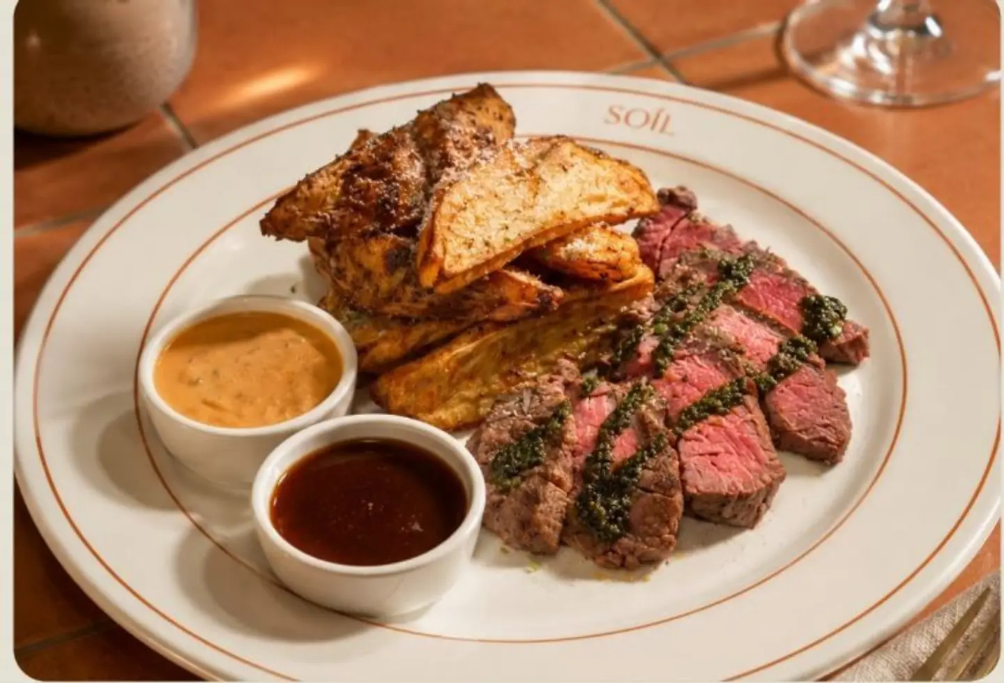 Steak And Wedges