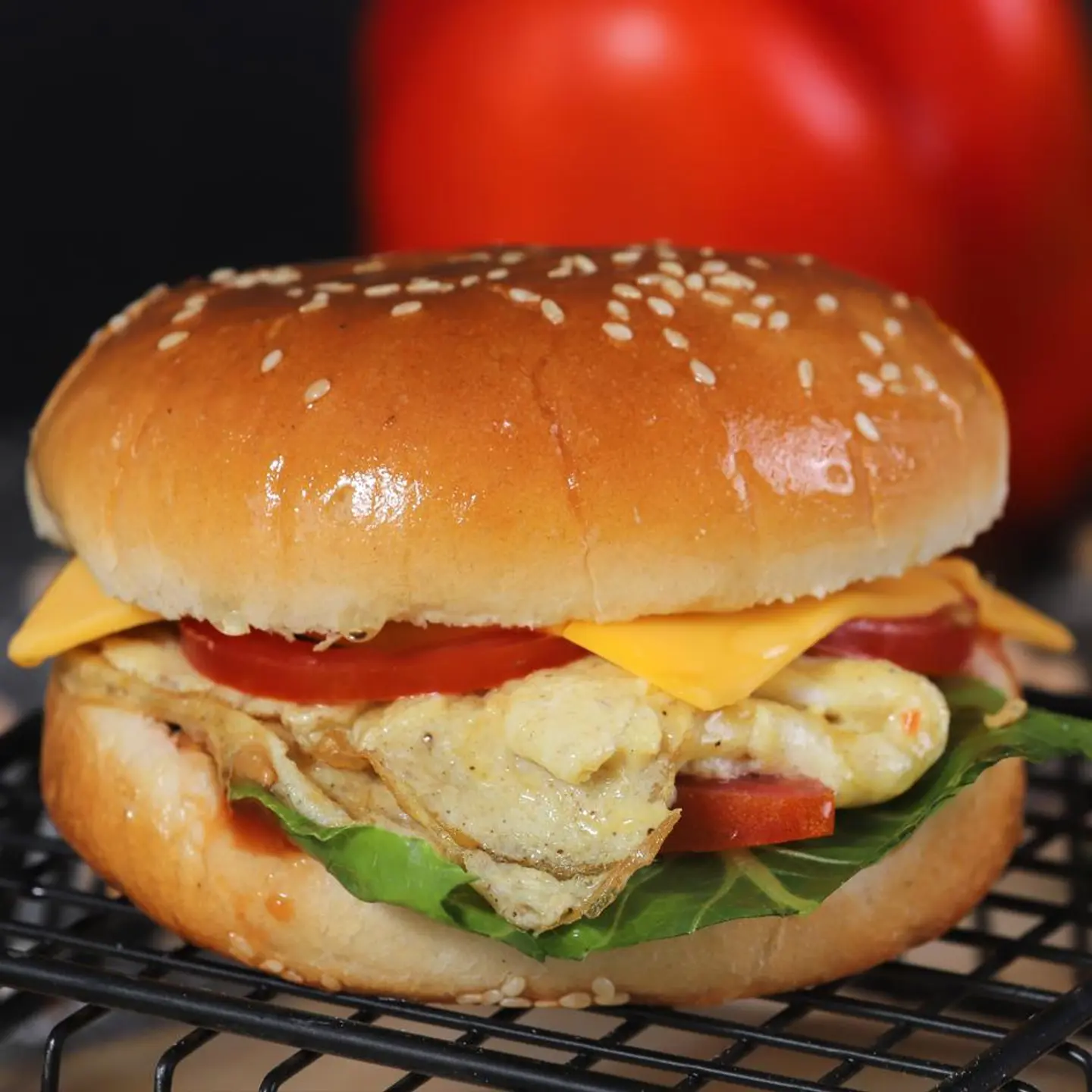 Fried Eggs With Cheese