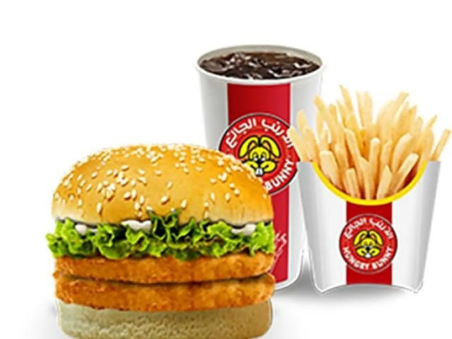 Double Chicken Burger Meal