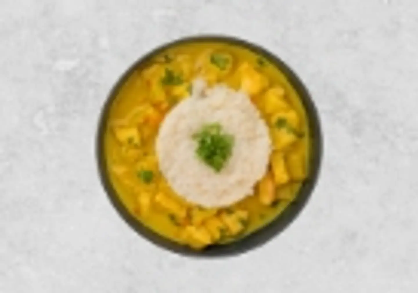 Curry Chicken - مع رز بشاور