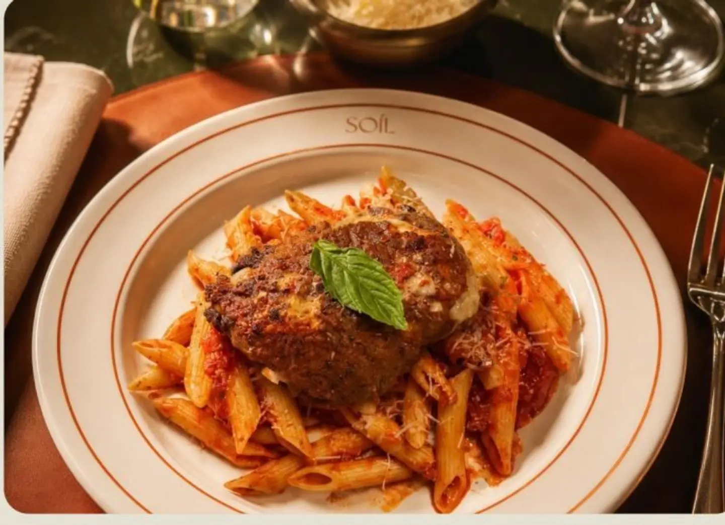 Arrabbiata Chicken Parmigiana