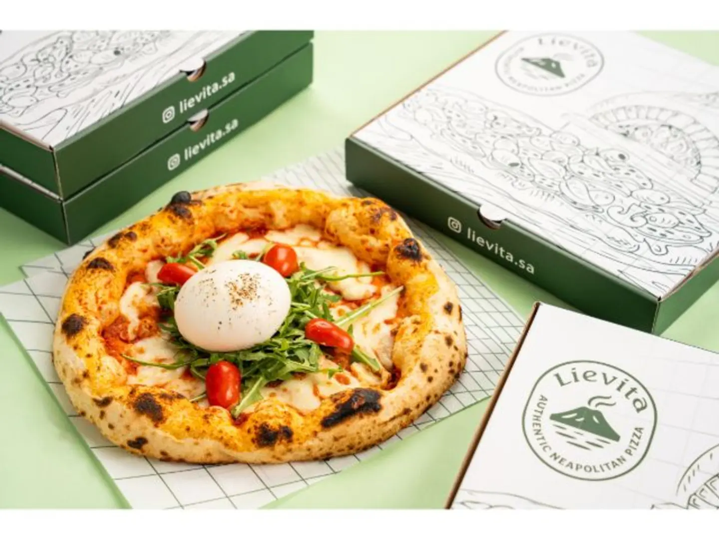 Rucola Burrata Pizza