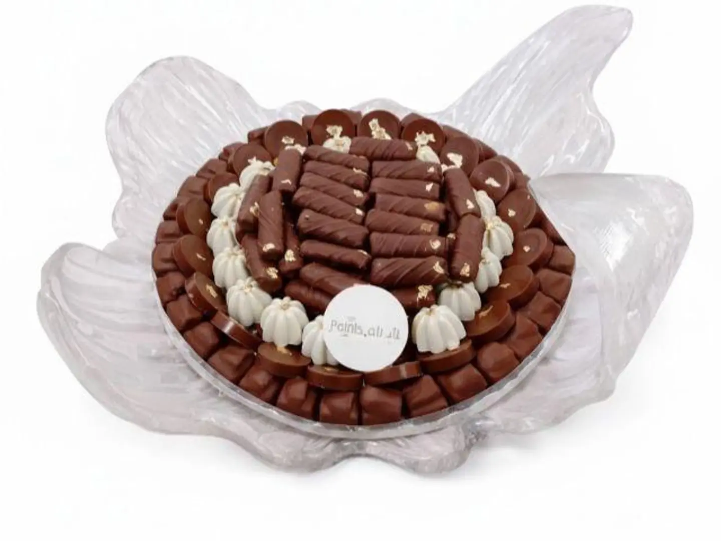 Glass Plate With Assorted Chocolate