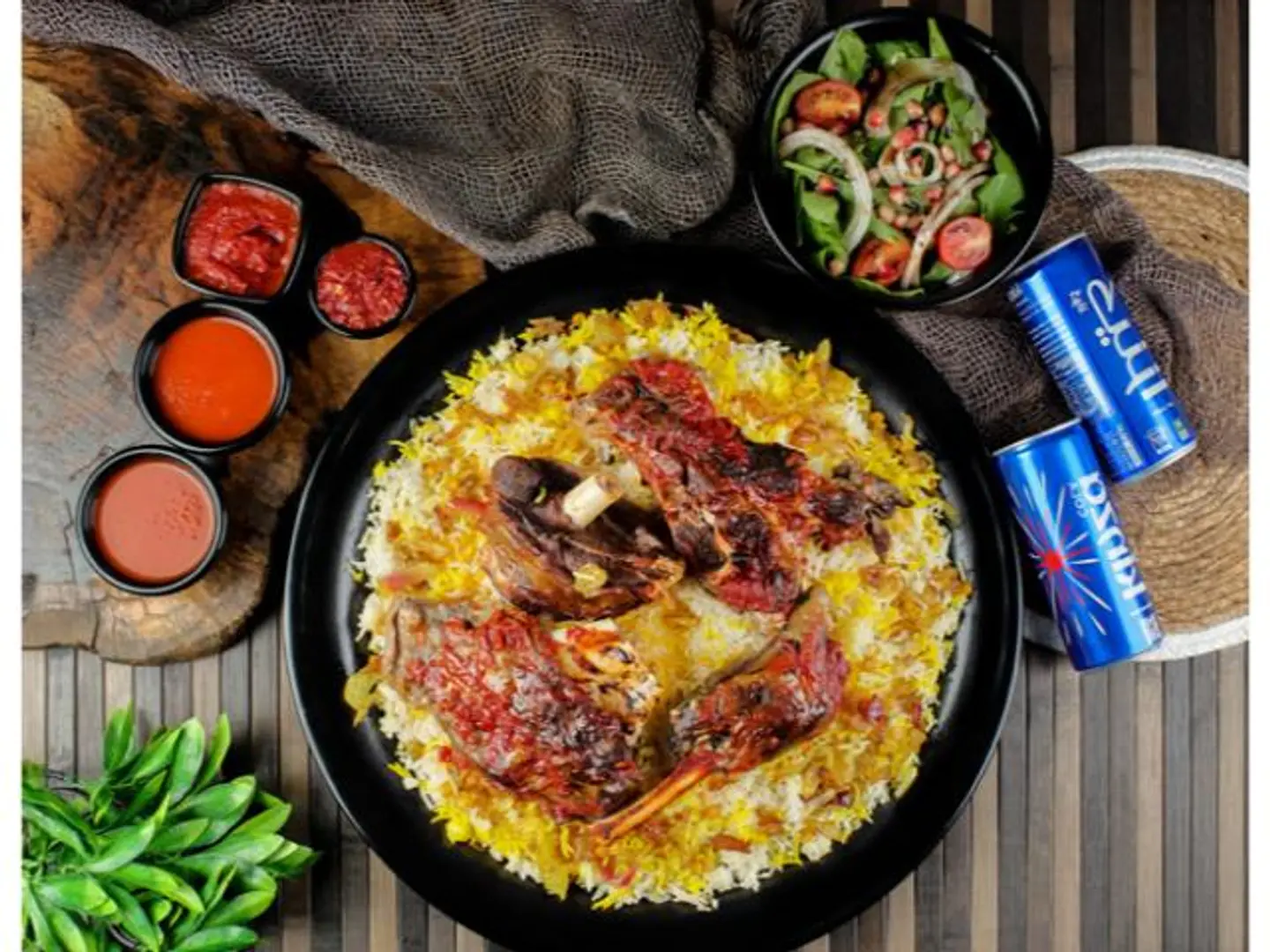 Small Meat Majboos Dish