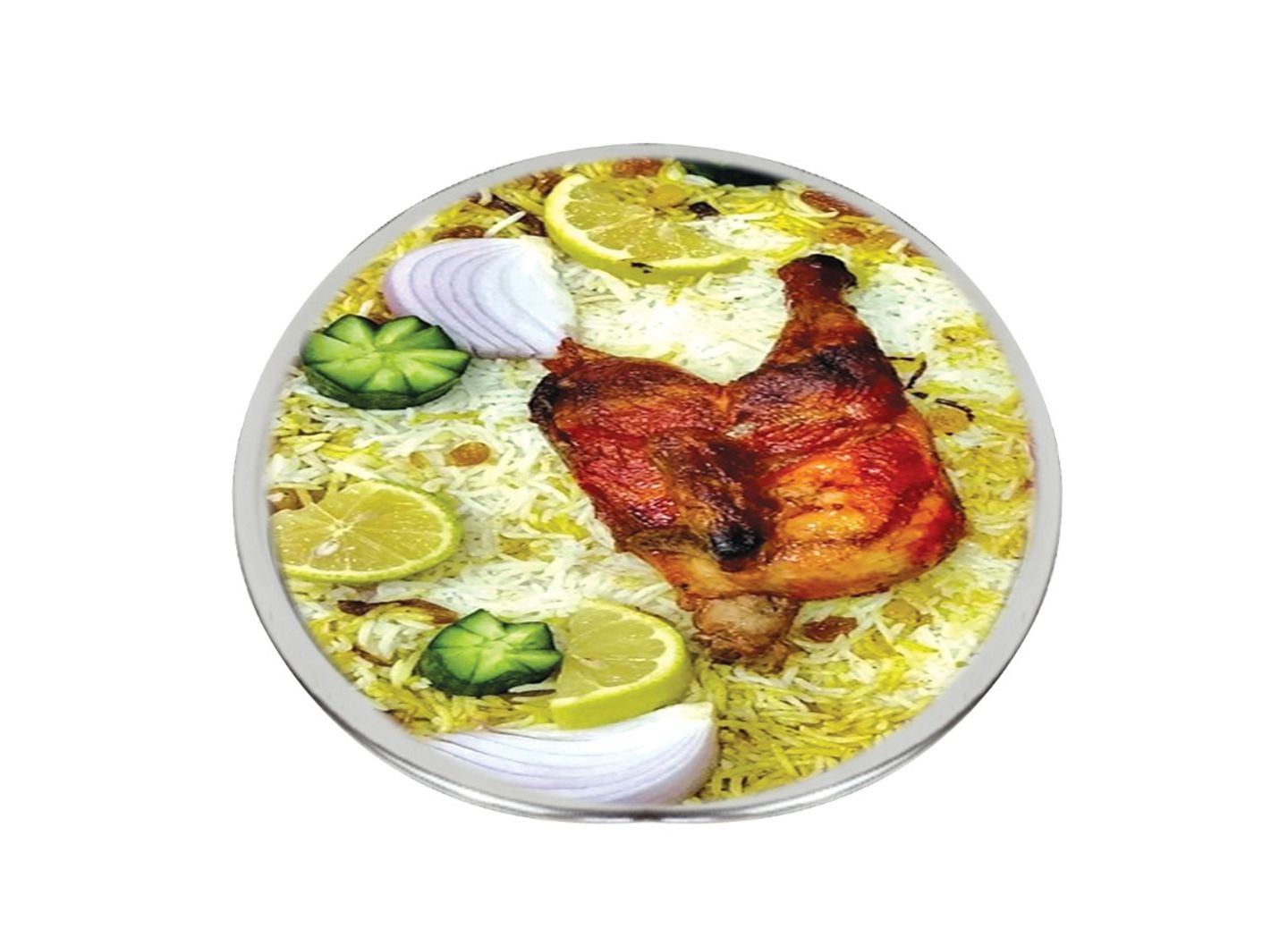 نص دجاج مظبي