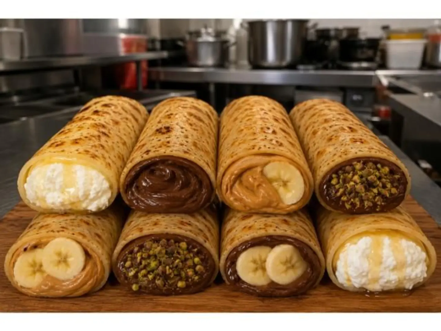 Large Mixed Paratha 8 Pieces