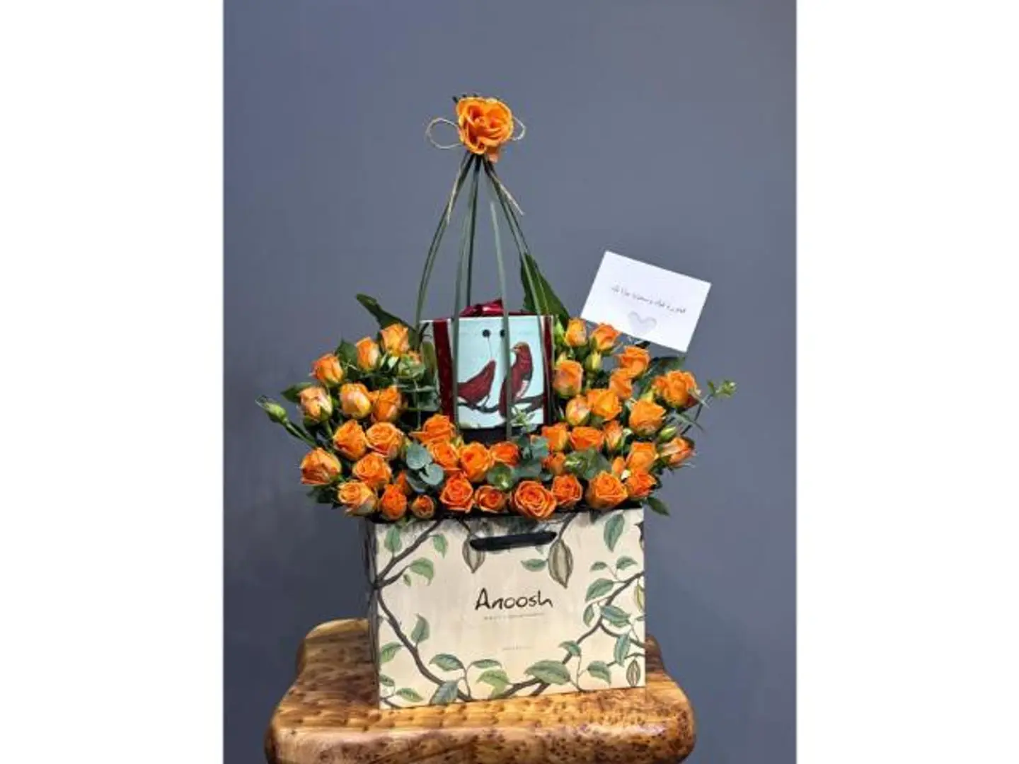 Anoush Chocolate And Orange Rose