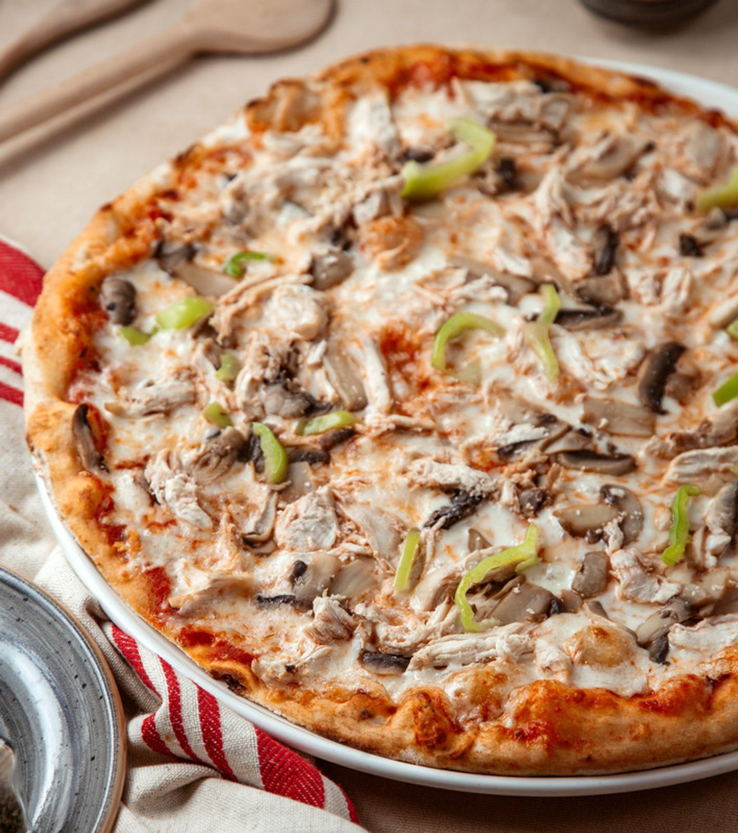 Grilled Chicken Pizza