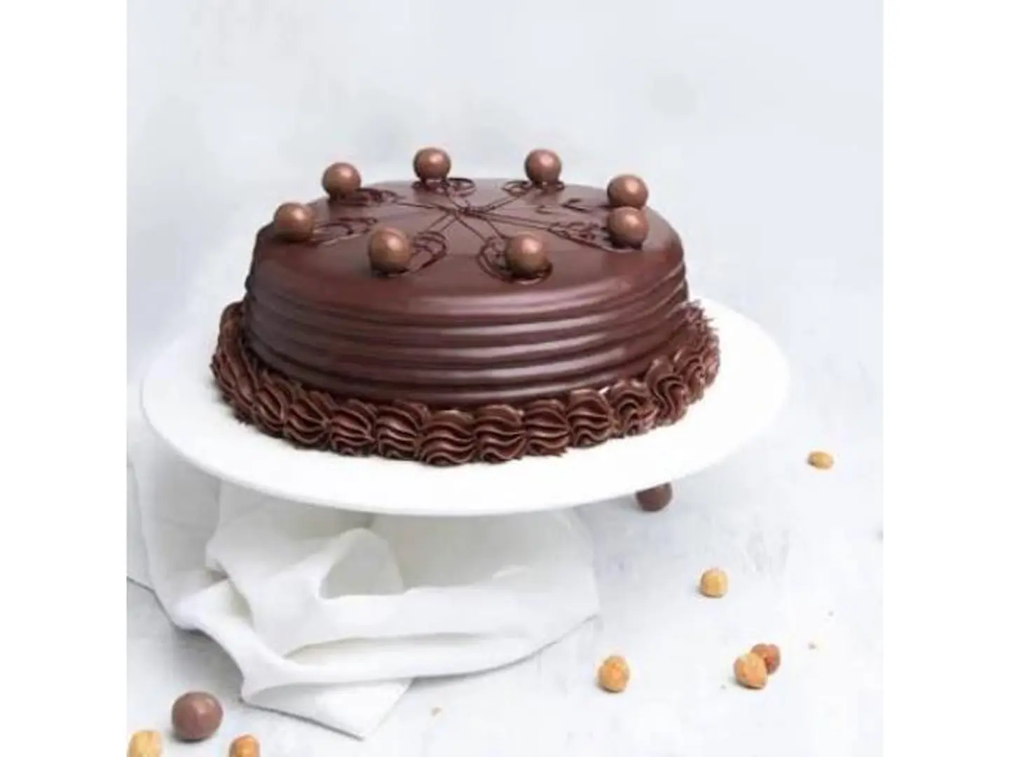 Cake With Flowers At The Bottom