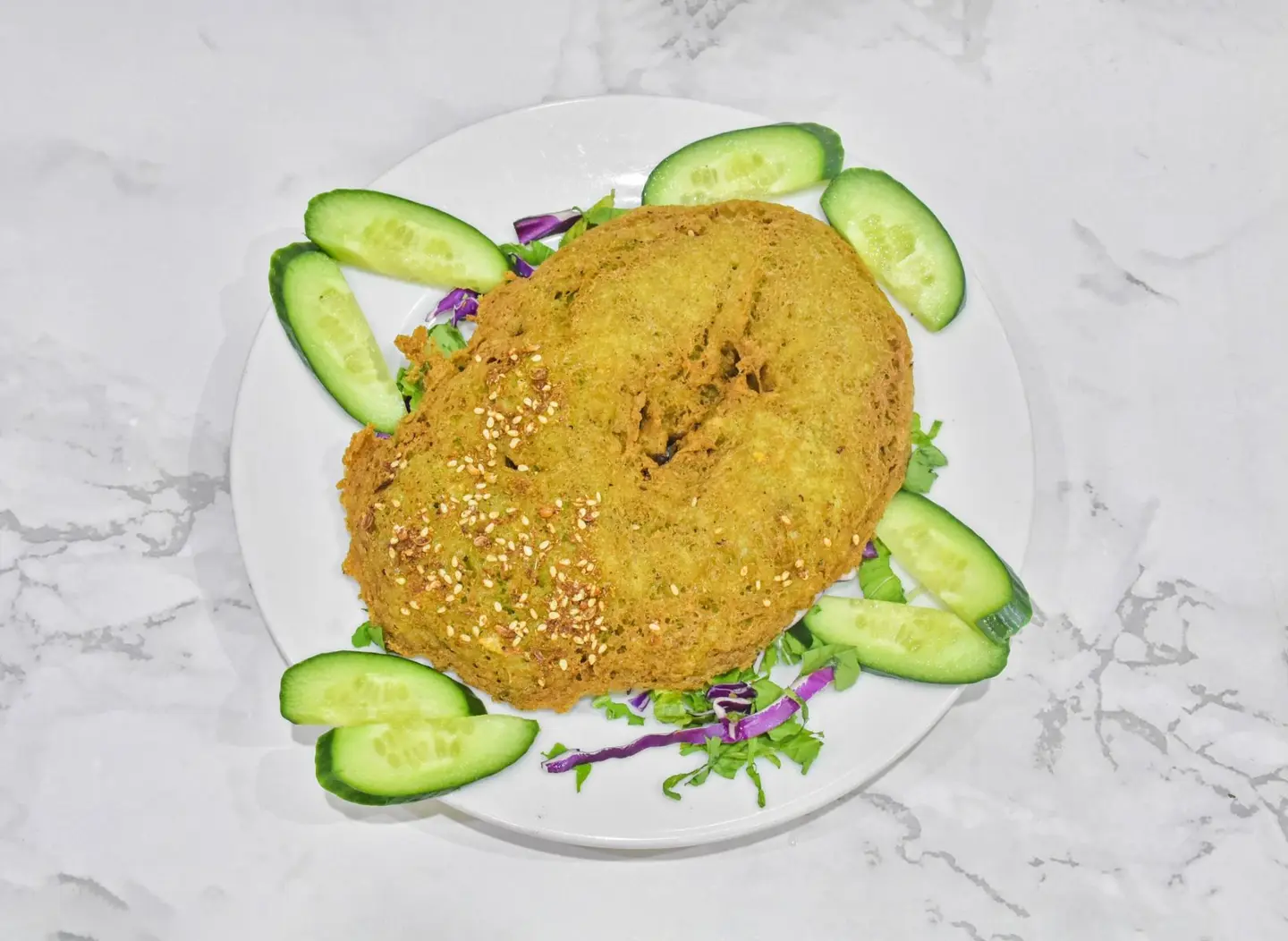 Falafel Omelette