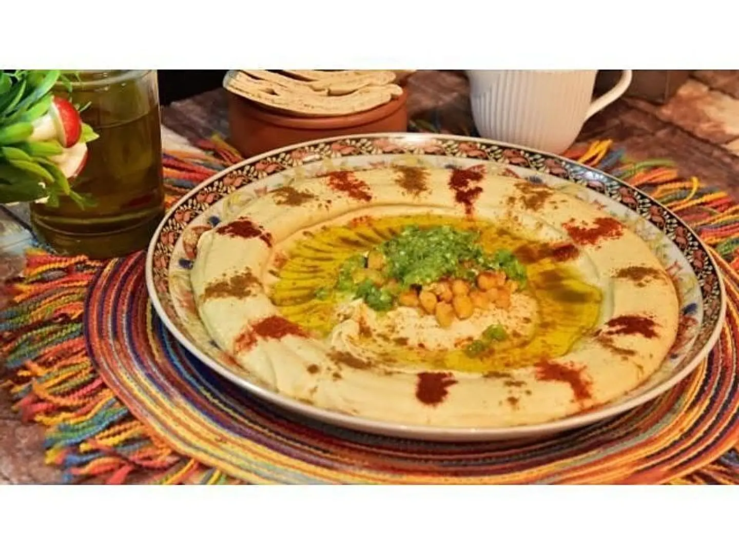 Spicy Hummus Dish