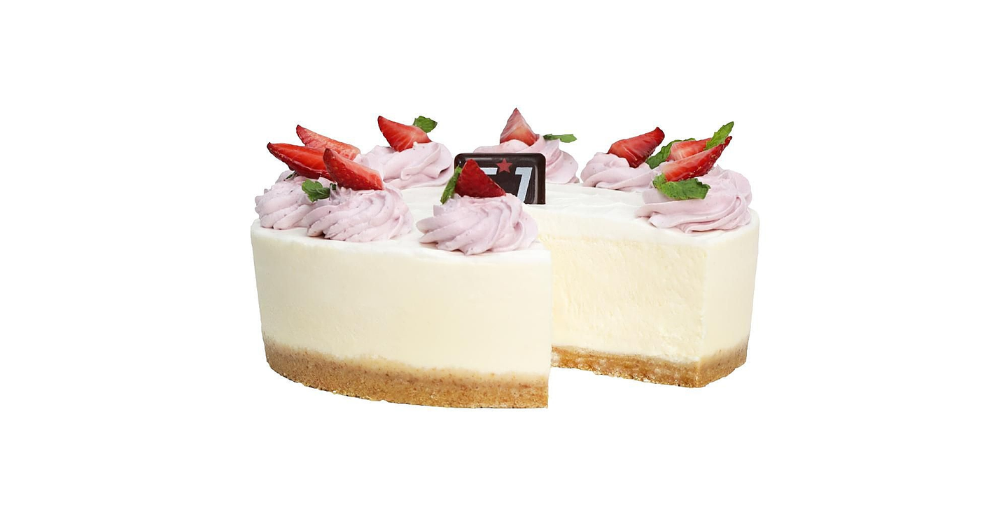 نيويورك تشيزكيك كامله الحجم ٨ انش يكفي ١٠ اشخاص