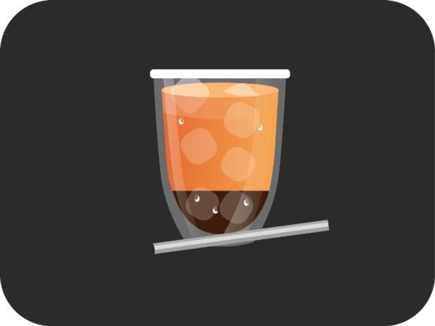 Iced Orange Americano